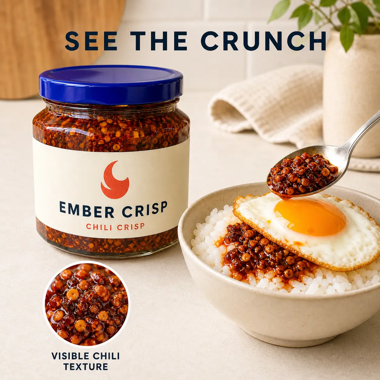 Directed fictional Ember Crisp product listing