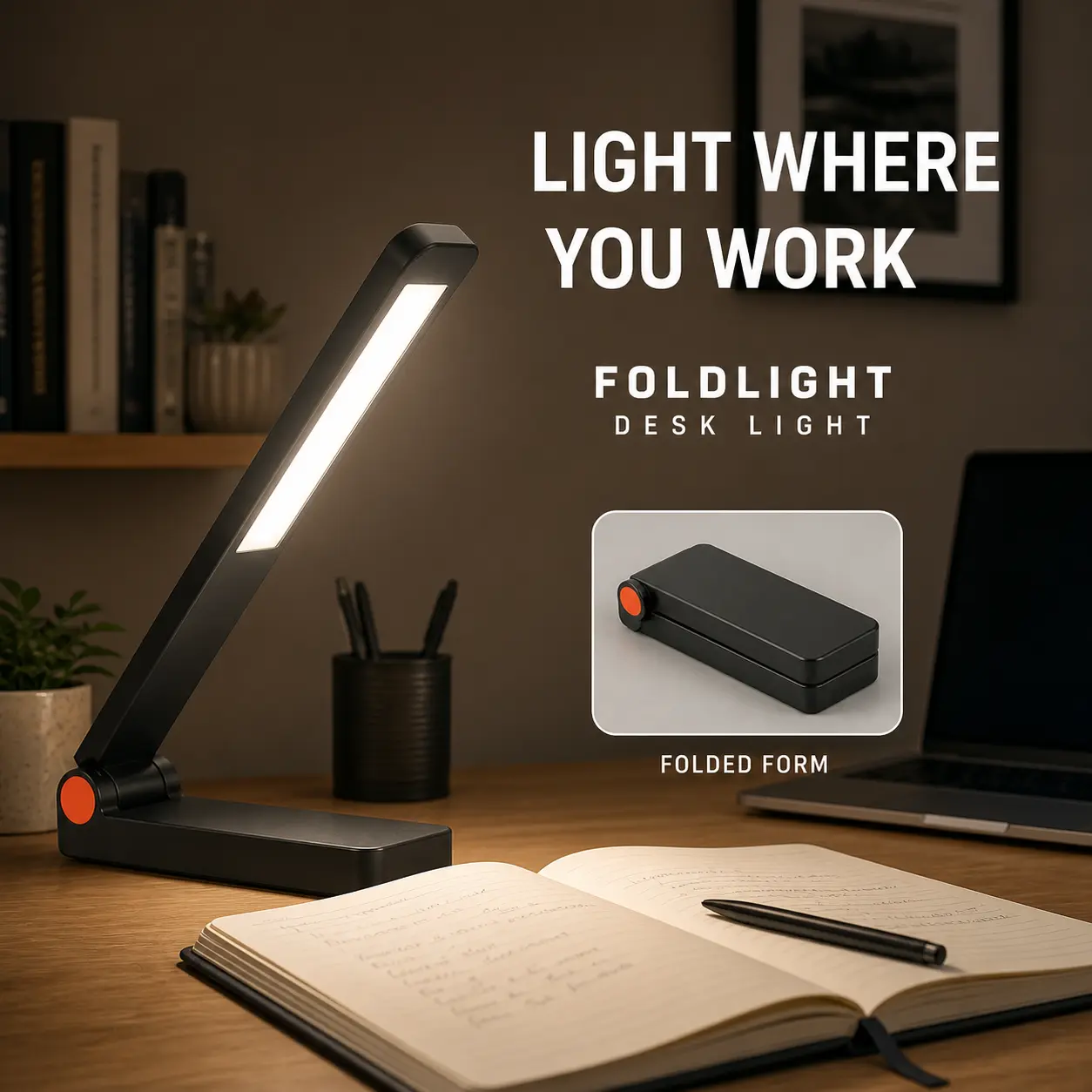 Directed fictional Foldlight workspace product image
